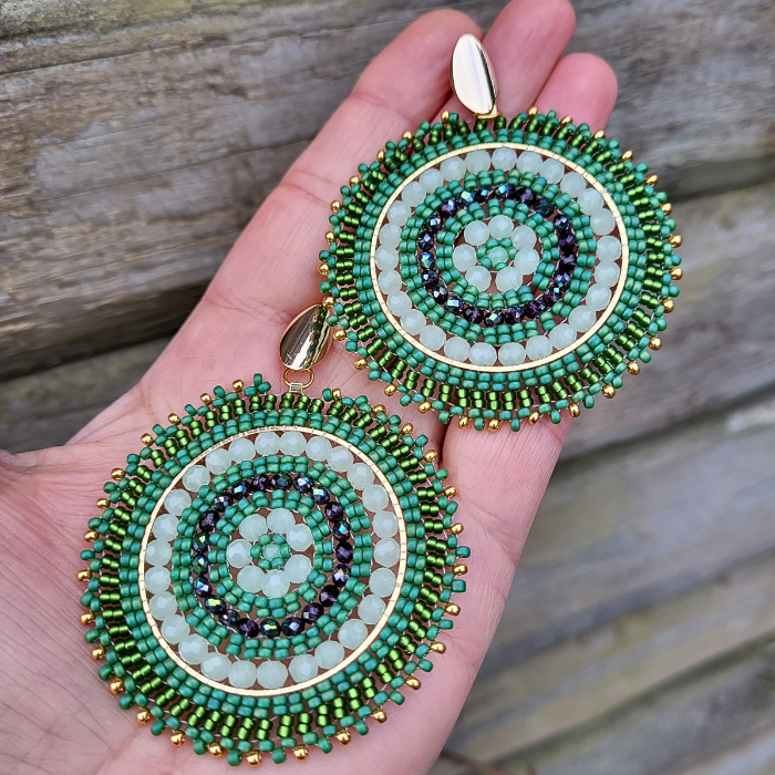 Maksi Mandala øreringe