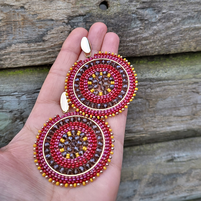 Maksi Mandala øreringe