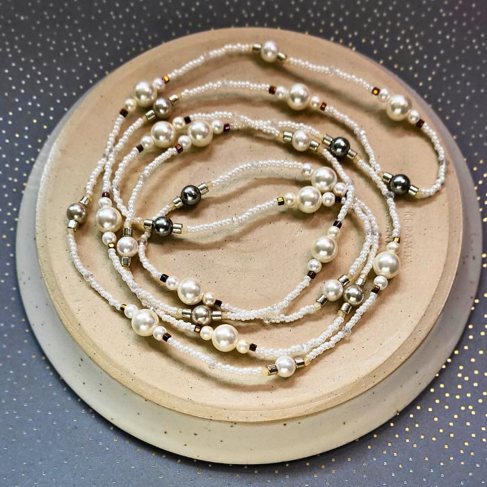 Charleston – Perlehalskæde i vintage stil med dobbelt elegance