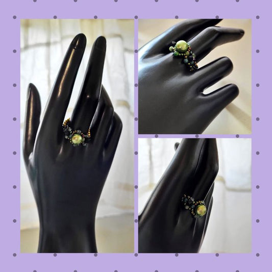 Shell ring – Elegant perlering med enkel glans