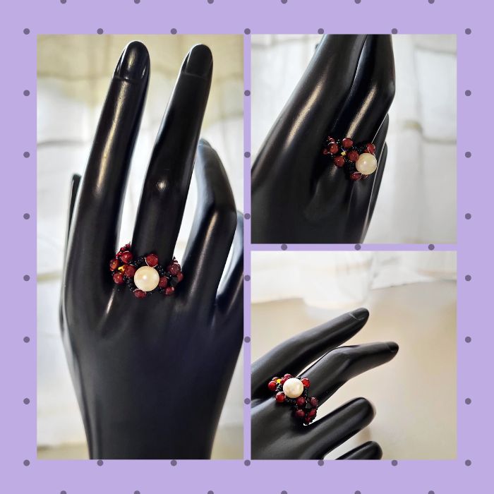 Shell ring – Elegant perlering med enkel glans