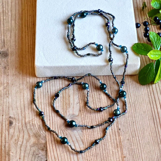 Charleston – Perlehalskæde i vintage stil med dobbelt elegance