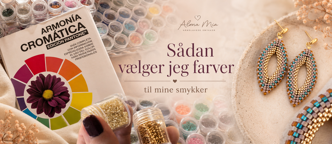Sådan vælger jeg farver til mine smykker