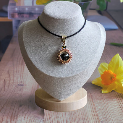 Cabochon halskæde – Håndlavet choker med krystal eller natursten