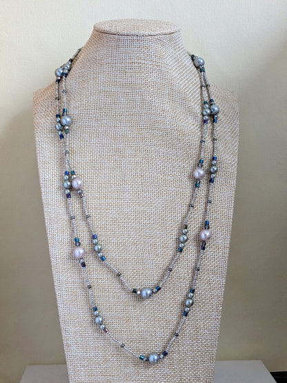 Charleston – Perlehalskæde i vintage stil med dobbelt elegance