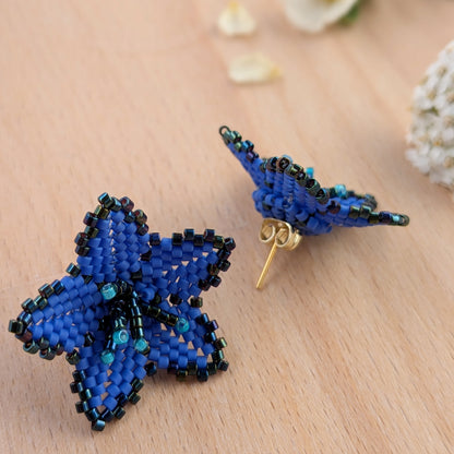 Håndlavede ørestikker med Miyuki-perler – Elisa