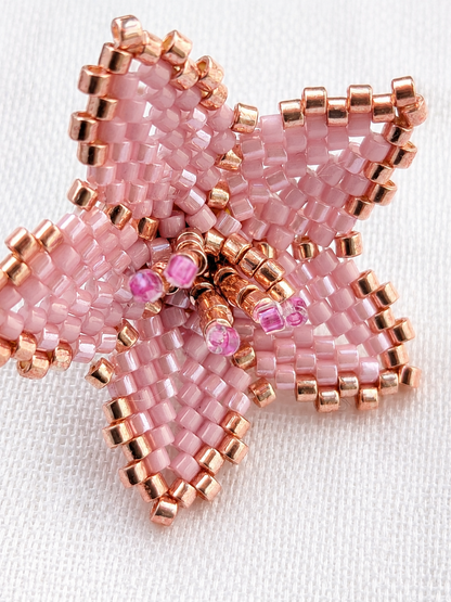 Håndlavede ørestikker med Miyuki-perler – Elisa