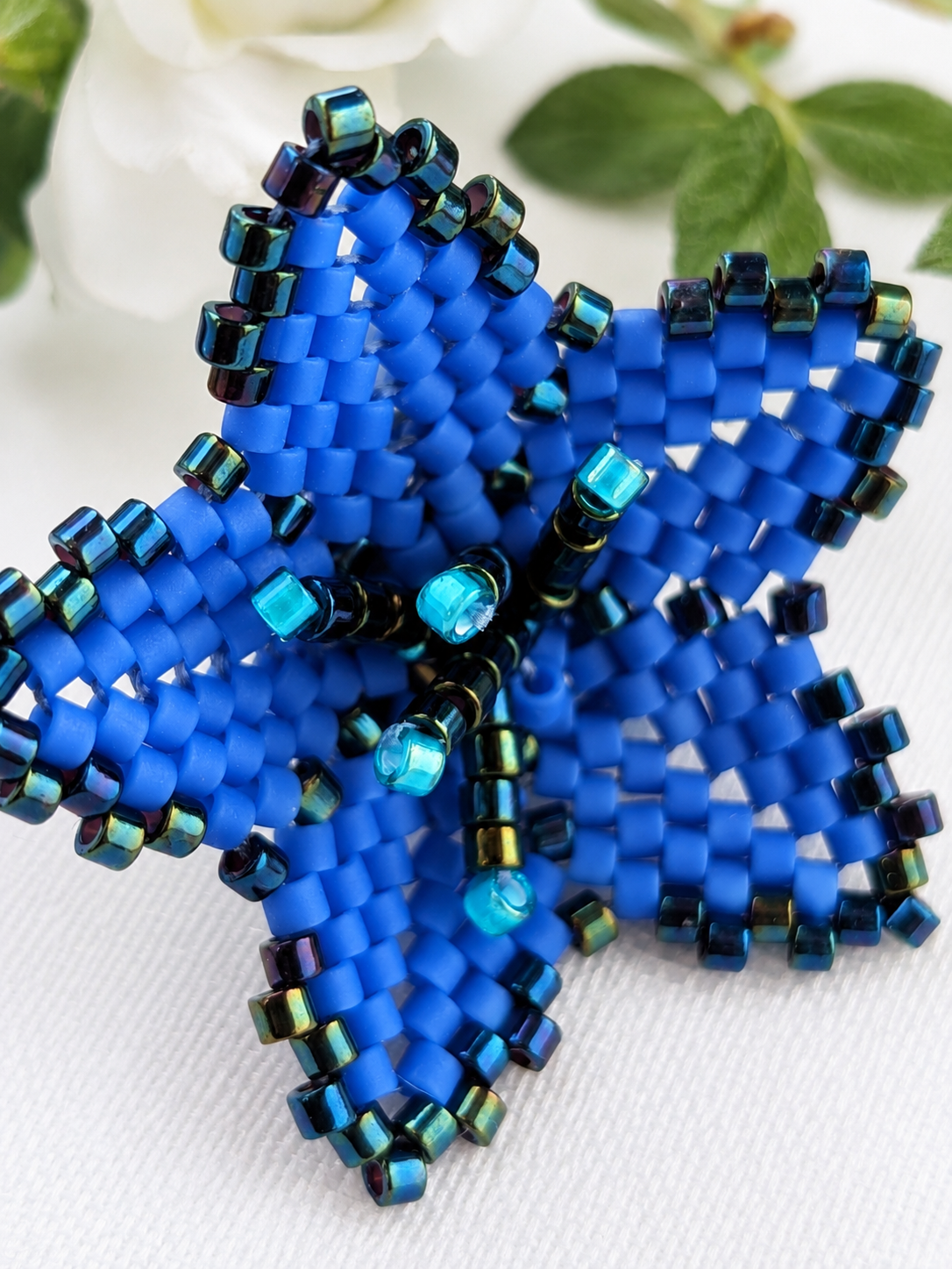 Håndlavede ørestikker med Miyuki-perler – Elisa